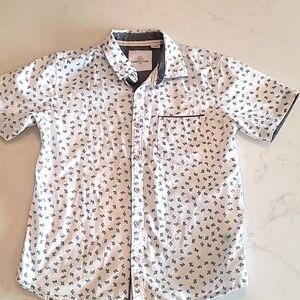Boys short sleeve cactus dress shirt 8